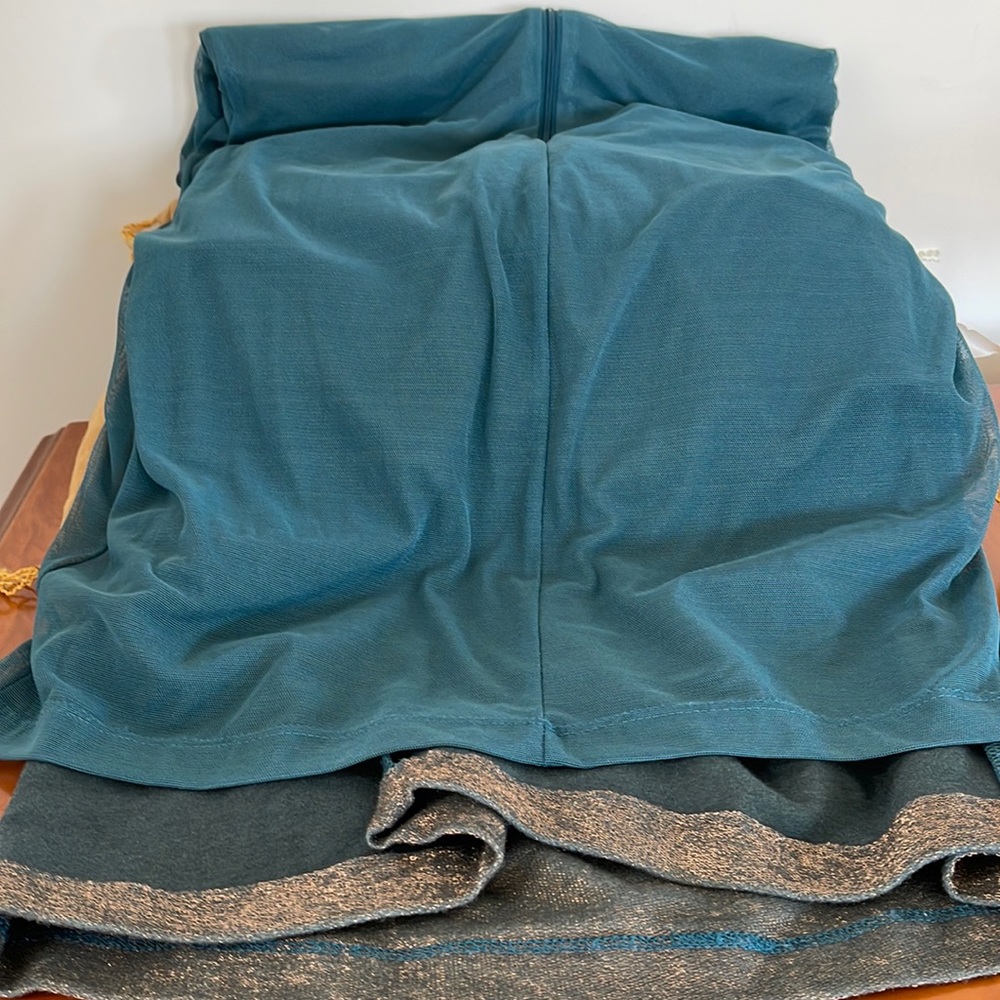 Artelier Nicole Miller  Sleeveless Sheath Dress Blue Size M Serial #006082 - Picture 12 of 16